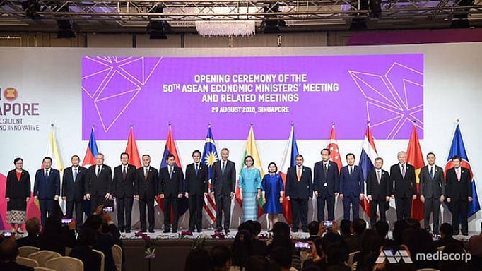 Khai mạc Hội nghị Bộ trưởng Kinh tế ASEAN (AEM) lần thứ 50 khai mac hoi nghi bo truong kinh te asean aem lan thu 50
