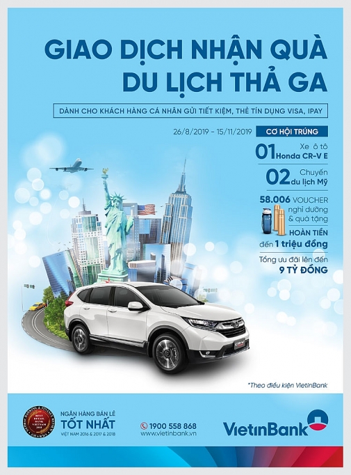 trung xe honda cr v cung nghin qua tang tu vietinbank