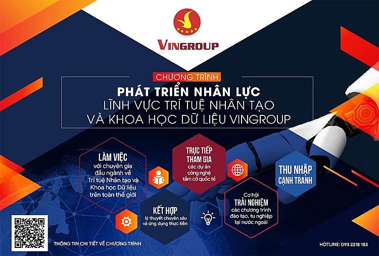 Vingroup đào tạo kỹ sư trí tuệ nhân tạo và khoa học dữ liệu