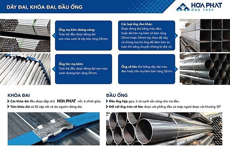 Nhận diện sản phẩm Ống thép Hòa Phát chính hãng như thế nào? Nhận diện sản phẩm Ống thép Hòa Phát chính hãng như thế nào?