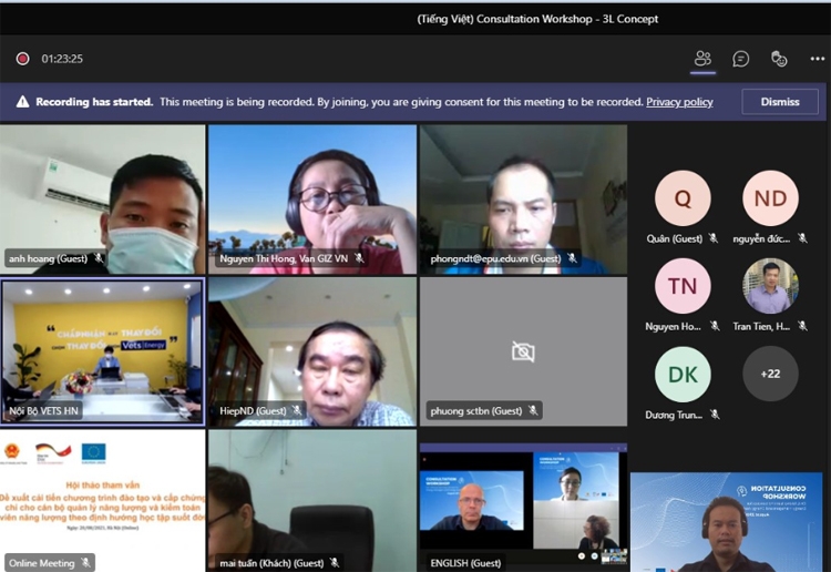 Đào tạo cán bộ quản lý năng lượng, kiểm toán viên năng lượng theo định hướng học tập suốt đời Đào tạo cán bộ quản lý năng lượng, kiểm toán viên năng lượng theo định hướng học tập suốt đời