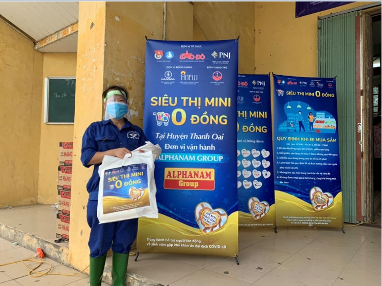 Siêu thị 0 đồng huyện Thanh Oai và Phú Xuyên: Sẻ chia yêu thương, nhân đôi hạnh phúc