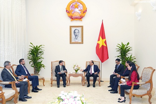 Thủ tướng tiếp Bộ trưởng Ngoại giao Nicaragua thu tuong tiep bo truong ngoai giao nicaragua