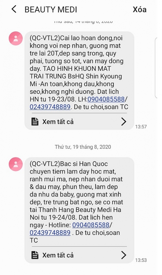 Thêm công cụ ngăn chặn các cuộc gọi, tin nhắn và thư điện tử rác Thêm công cụ ngăn chặn các cuộc gọi, tin nhắn và thư điện tử rác