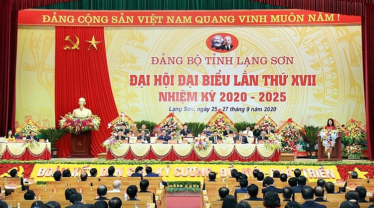 Đại hội đại biểu Đảng bộ tỉnh Lạng Sơn lần thứ XVII thông qua nhiều nội dung quan trọng