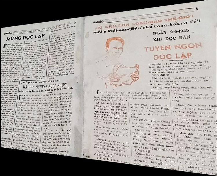 Bức tranh ngày độc lập trên báo chí đương thời Bức tranh ngày độc lập trên báo chí đương thời