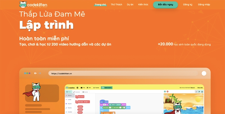 Học viện Teky ra mắt nền tảng học lập trình Codekitten dành cho trẻ em tại Việt Nam Học viện Teky ra mắt nền tảng học lập trình Codekitten dành cho trẻ em tại Việt Nam