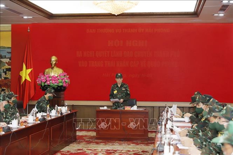 Hải Phòng tăng cường sức mạnh khu vực phòng thủ và khả năng tác chiến của lực lượng vũ trang