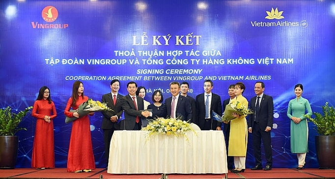 vietnam airlines vingroup ky thoa thuan hop tac