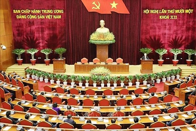 Bế mạc Hội nghị Trung ương 11 be mac hoi nghi trung uong 11