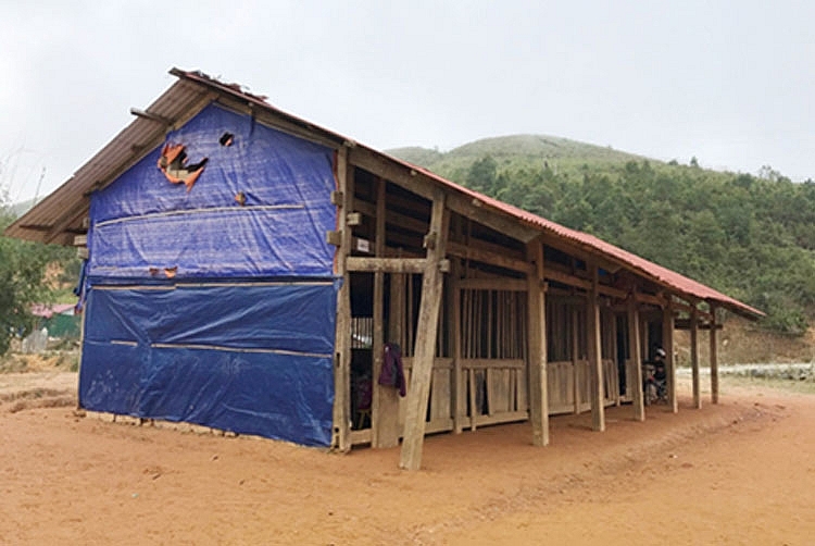 Các lớp học tạm của Trường Mầm non và Tiểu học số 2 Nậm Xây. 4323-tuyen-quang-4