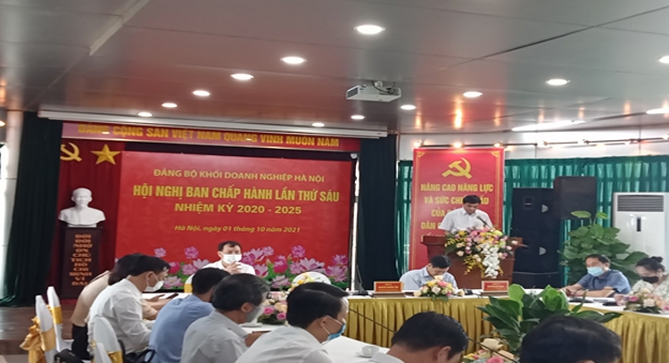 Hội nghị Ban Chấp hành Đảng bộ Khối Doanh nghiệp Hà Nội lần thứ sáu nhiệm kỳ 2020-2025 Hội nghị Ban Chấp hành Đảng bộ Khối Doanh nghiệp Hà Nội lần thứ sáu nhiệm kỳ 2020-2025