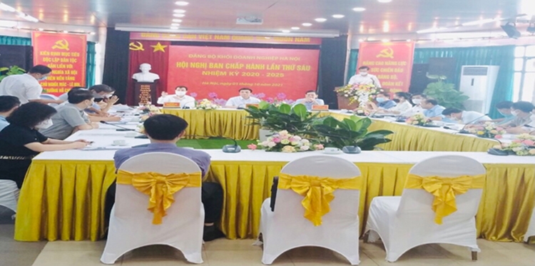 Hội nghị Ban Chấp hành Đảng bộ Khối Doanh nghiệp Hà Nội lần thứ sáu nhiệm kỳ 2020-2025 Hội nghị Ban Chấp hành Đảng bộ Khối Doanh nghiệp Hà Nội lần thứ sáu nhiệm kỳ 2020-2025