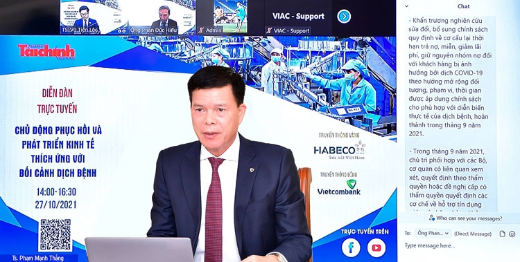 Vietcombank đồng hành cùng Diễn đàn “Chủ động phục hồi và phát triển kinh tế, thích ứng với bối cảnh dịch bệnh” Vietcombank đồng hành cùng Diễn đàn “Chủ động phục hồi và phát triển kinh tế, thích ứng với bối cảnh dịch bệnh”