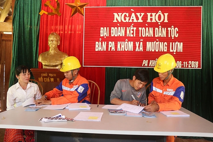 976 ho dan o yen chau son la da duoc su dung dien luoi quoc gia