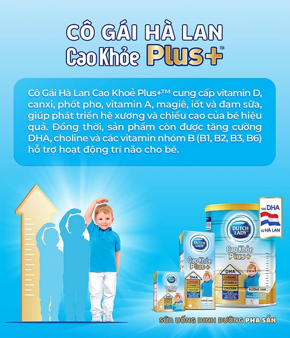 Ra mắt sản phẩm Cô Gái Hà Lan Cao Khỏe Plus+ ra mat san pham co gai ha lan cao khoe plus