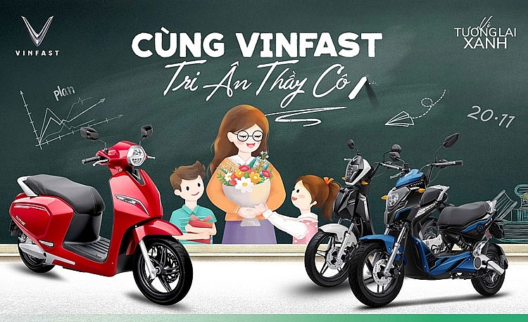 VinFast tặng quà tri ân thầy cô đón mừng ngày Nhà Giáo VinFast tặng quà tri ân thầy cô đón mừng ngày Nhà Giáo