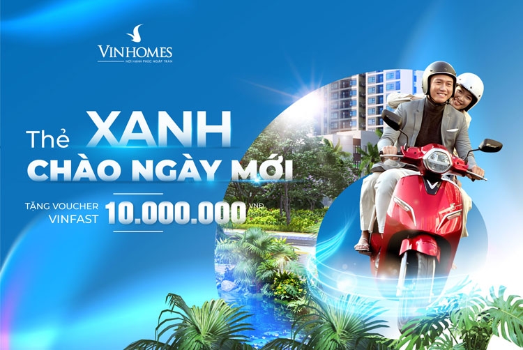 Vinhomes tặng cư dân 30.000 voucher xe máy điện VinFast Vinhomes tặng cư dân 30.000 voucher xe máy điện VinFast