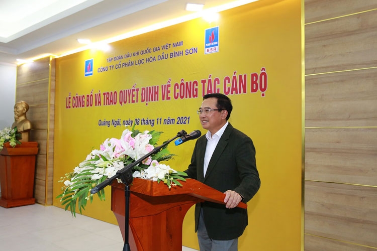 Công bố quyết định bổ nhiệm Tổng giám đốc BSR Công bố quyết định bổ nhiệm Tổng giám đốc BSR