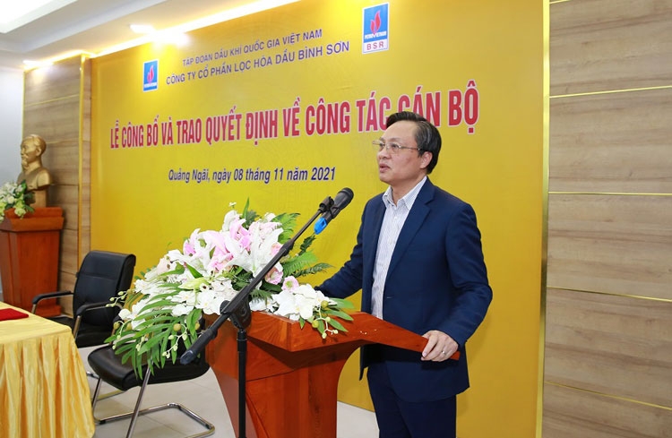 Công bố quyết định bổ nhiệm Tổng giám đốc BSR Công bố quyết định bổ nhiệm Tổng giám đốc BSR