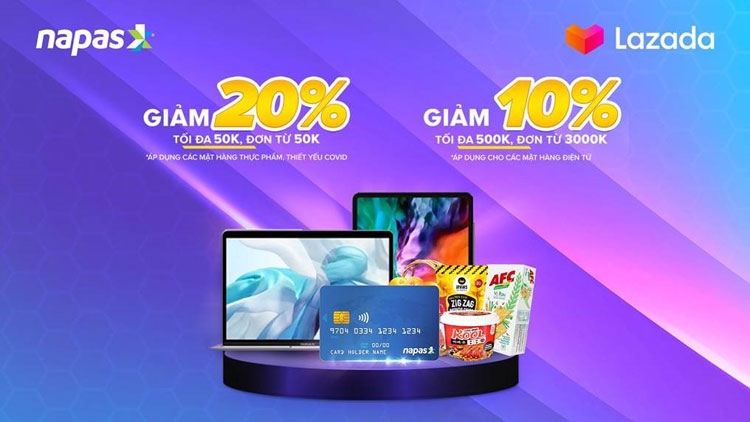 NAPAS liên kết vời Lazada: Bùng nổ sale cuối năm quá đã NAPAS liên kết vời Lazada: Bùng nổ sale cuối năm quá đã