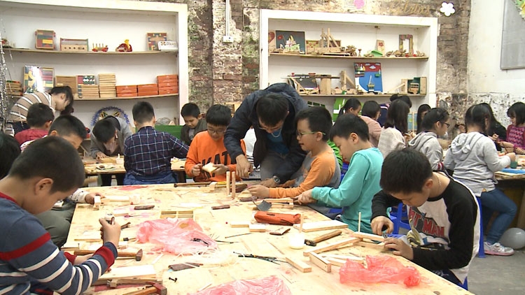 Xưởng mộc sáng tạo và giấc mơ dạy trẻ em yêu lao động