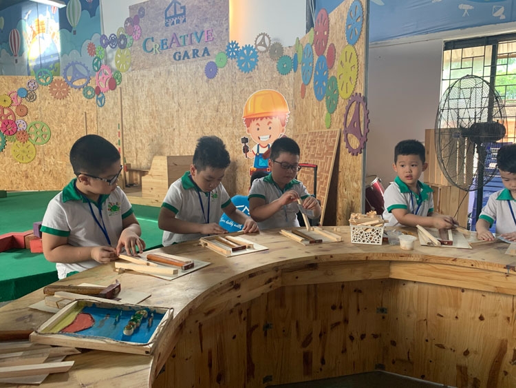 Xưởng mộc sáng tạo và giấc mơ dạy trẻ em yêu lao động