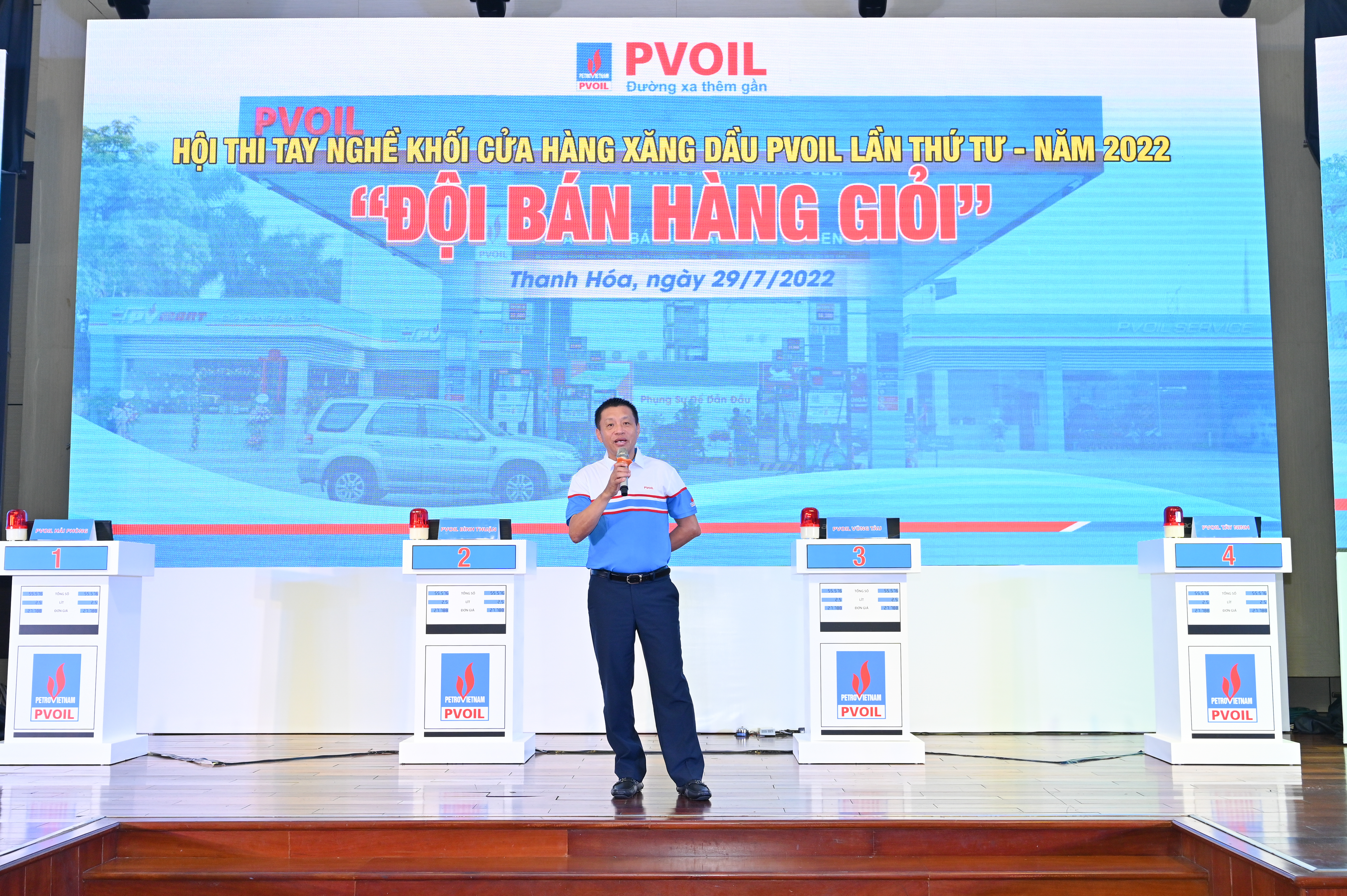 PVOIL tổ chức Hội thi tay nghề khối cửa hàng xăng dầu “Đội bán hàng giỏi” lần thứ tư PVOIL tổ chức Hội thi tay nghề khối cửa hàng xăng dầu “Đội bán hàng giỏi” lần thứ tư