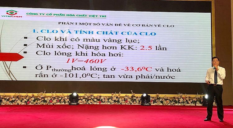 Tập huấn an toàn hóa chất đối với Clo và các hóa chất có gốc Clo Tập huấn an toàn hóa chất đối với Clo và các hóa chất có gốc Clo