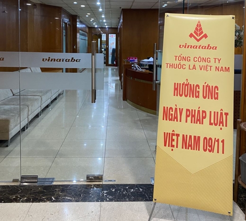 Vinataba hưởng ứng Ngày Pháp luật Việt Nam 9/11