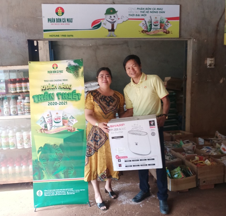 Phân bón Cà Mau tổ chức trao giải thưởng đợt 1 chương trình khách hàng thân thiết 2020 -2021 (Giai đoạn năm 2020)