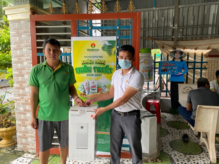 Phân bón Cà Mau tổ chức trao giải thưởng đợt 1 chương trình khách hàng thân thiết 2020 -2021 (Giai đoạn năm 2020)