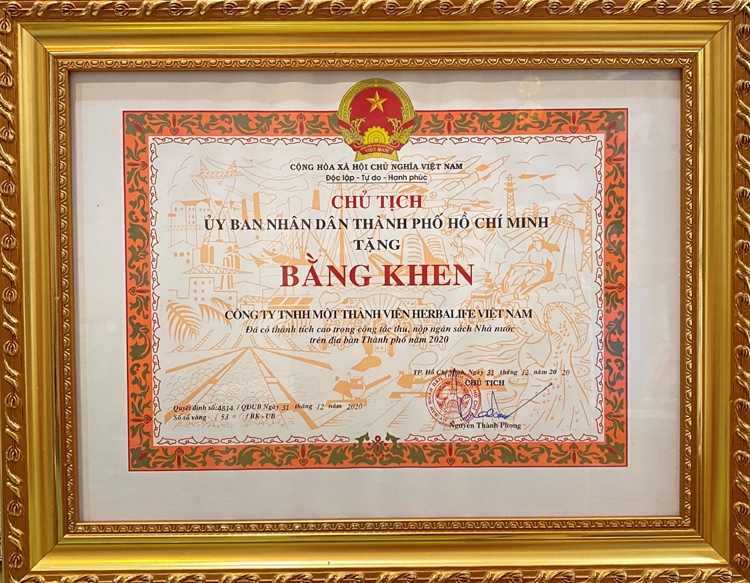 Herbalife - Top 100 doanh nghiệp bền vững năm 2021 Herbalife - Top 100 doanh nghiệp bền vững năm 2021