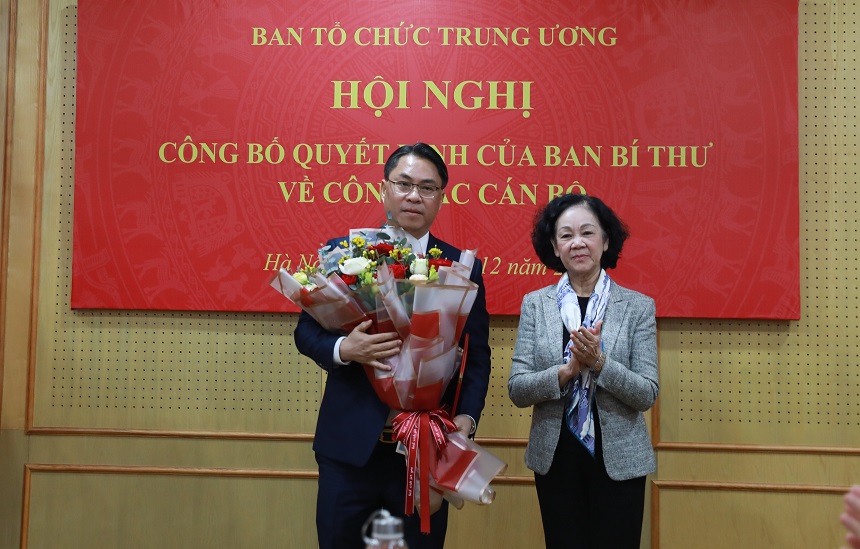 Công bố quyết định của Ban Bí thư bổ nhiệm Phó Trưởng Ban Tổ chức Trung ương - Ảnh 1.