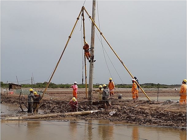 dien luc mien nam tang cuong dam bao an toan dien mua mua bao