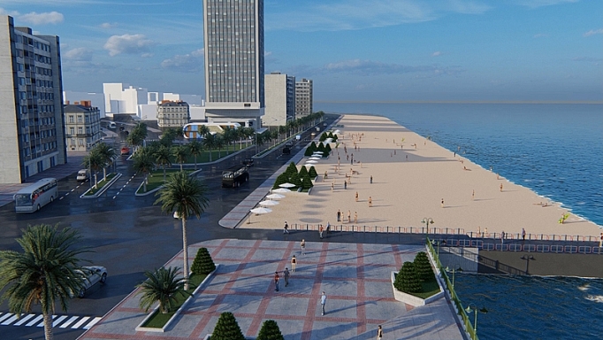 Quảng Ninh: Xây dựng bãi tắm công cộng Hòn Gai quang ninh xay dung bai tam cong cong hon gai