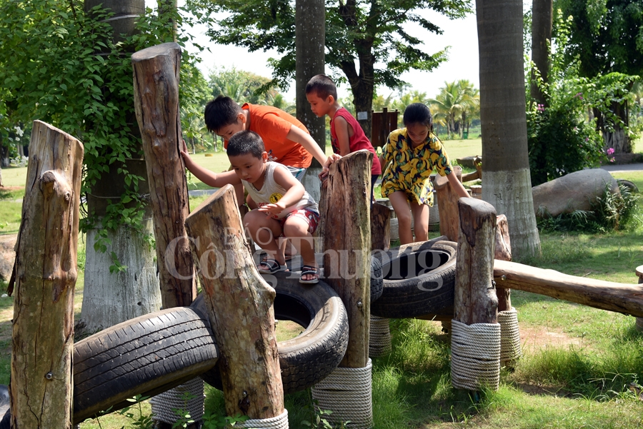 san choi phieu luu khuyen khich tre em tu do sang tao