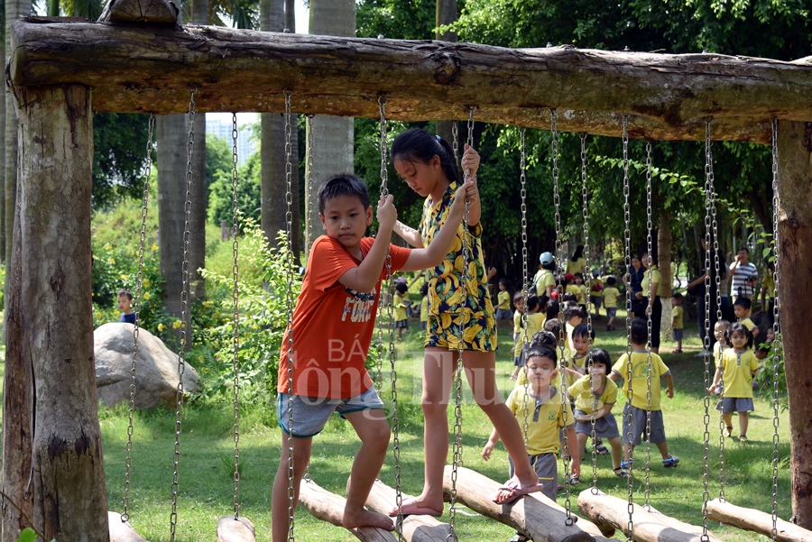 san choi phieu luu khuyen khich tre em tu do sang tao