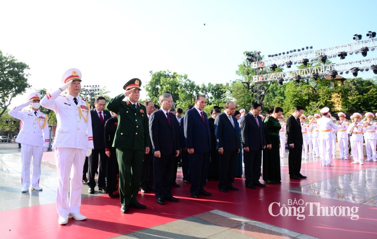 Lãnh đạo Đảng, Nhà nước tưởng niệm các Anh hùng liệt sĩ
