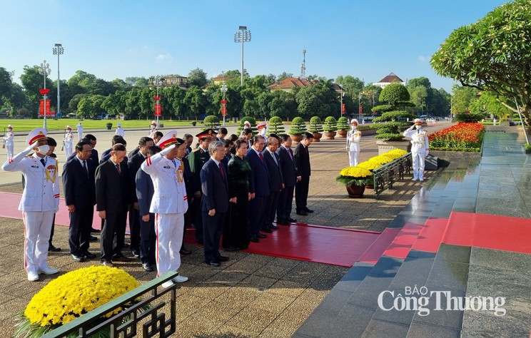 Lãnh đạo Đảng, Nhà nước tưởng niệm các Anh hùng liệt sĩ