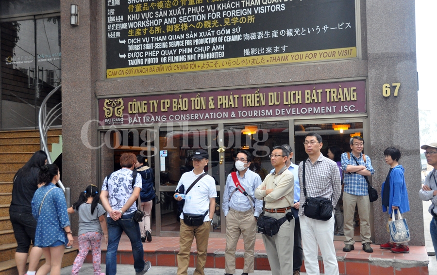 don nhan quyet dinh va cong bo diem du lich bat trang