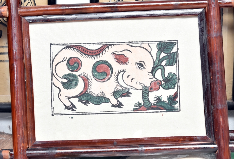 tranh dan gian dong ho xua va nay