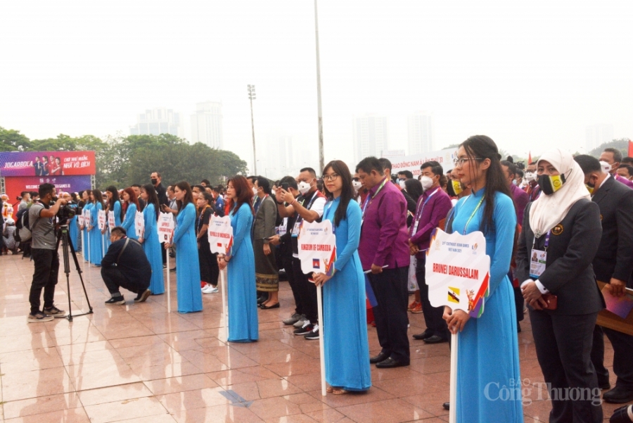 Trang trọng tổ chức Lễ thượng cờ SEA Games 31 Trang trọng tổ chức Lễ thượng cờ SEA Games 31