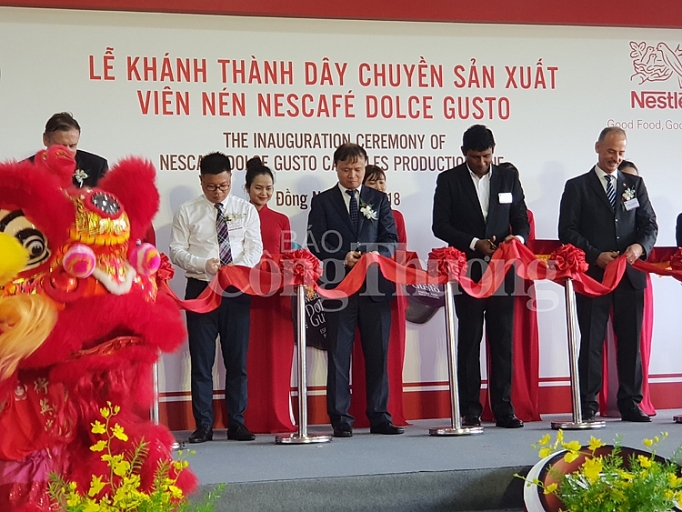khanh thanh day chuyen san xuat vien nen nescafe dolce gusto