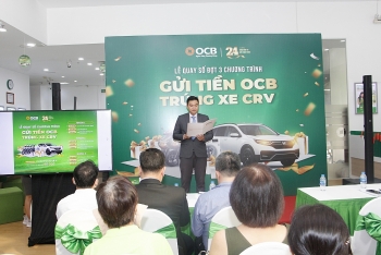 OCB công bố kết quả quay số đợt 3 và cuối kỳ chương trình khuyến mãi “Gửi tiền OCB – trúng xe CR-V