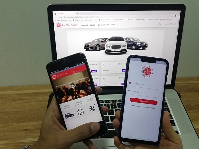 lac viet ra mat cong ty lien doanh dau gia online