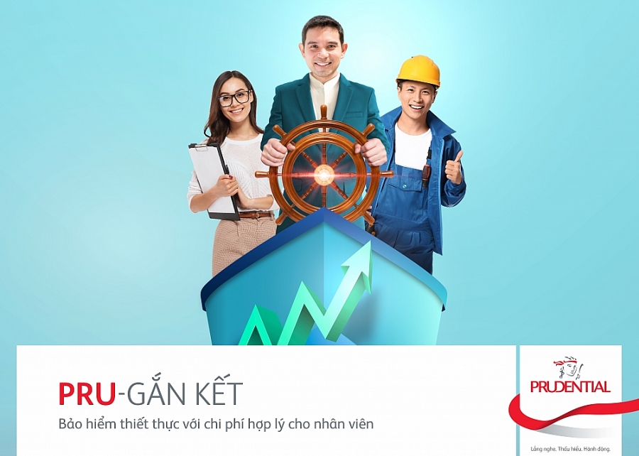 PRU-Gắn Kết là sản phẩm bảo hiểm nhóm giúp doanh nghiệp đáp ứng nhu cầu chăm sóc sức khỏe và bảo vệ tài chính trước những rủi ro của người lao động