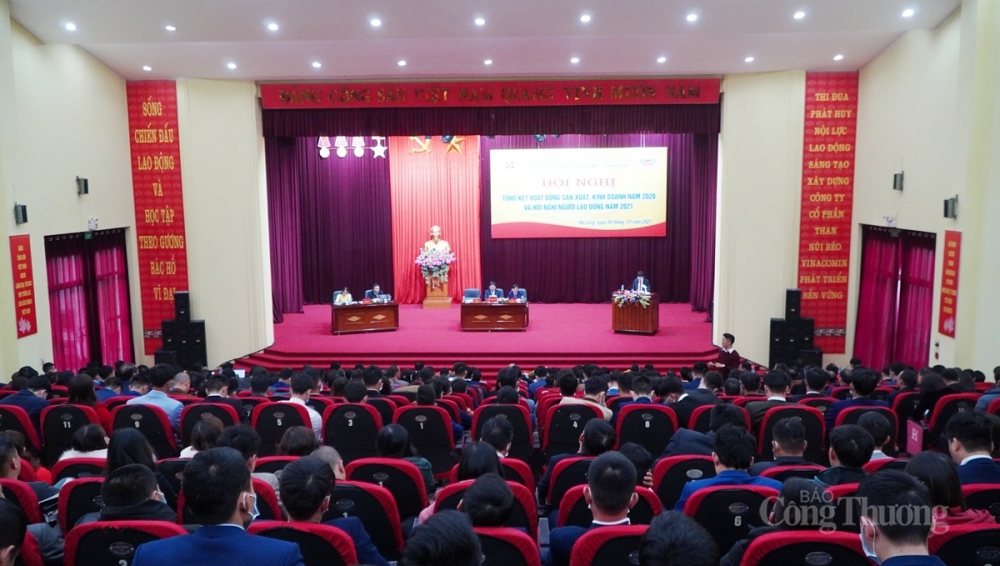 Sáng 6/1/2021, Công ty CP Than Núi Béo - Vinacomin tổ chức Hội nghị tổng kết hoạt động SXKD năm 2020 và Hội nghị NLĐ năm 2021.