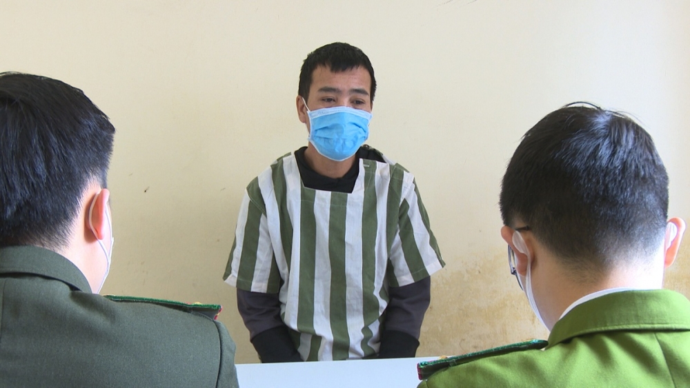 Đối tượng Mạc Văn Lai tại cơ quan điều tra