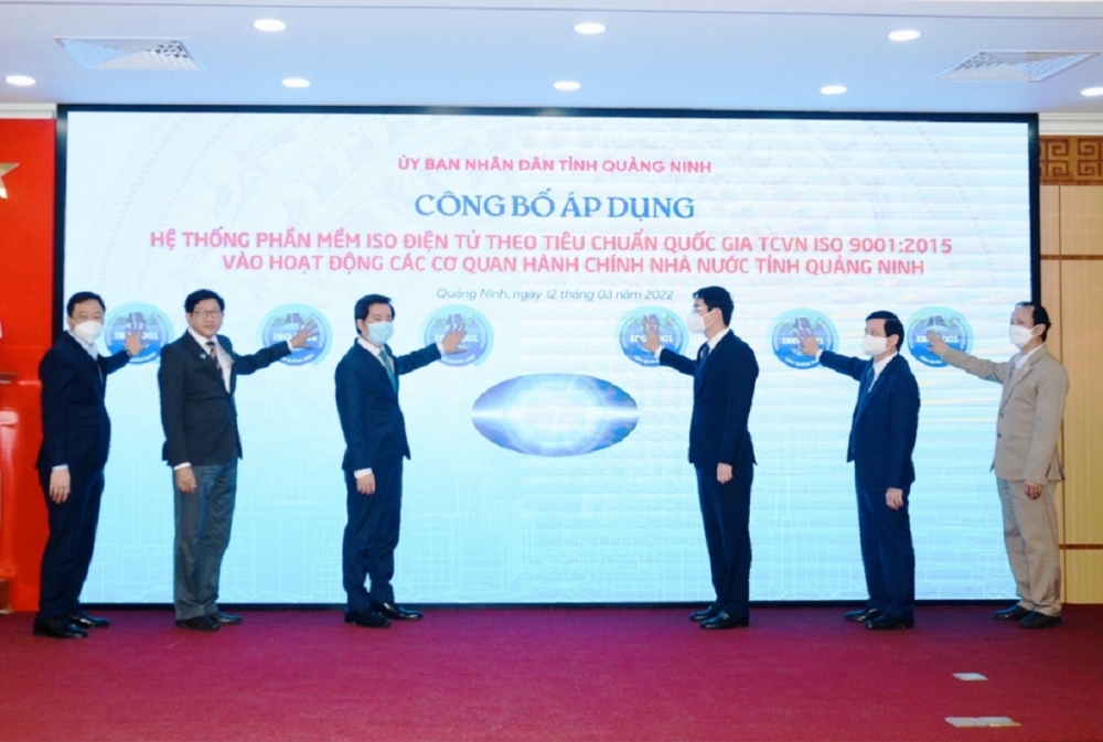 Quảng Ninh công bố vận hành hệ thống phần mềm ISO điện tử Quảng Ninh công bố vận hành hệ thống phần mềm ISO điện tử
